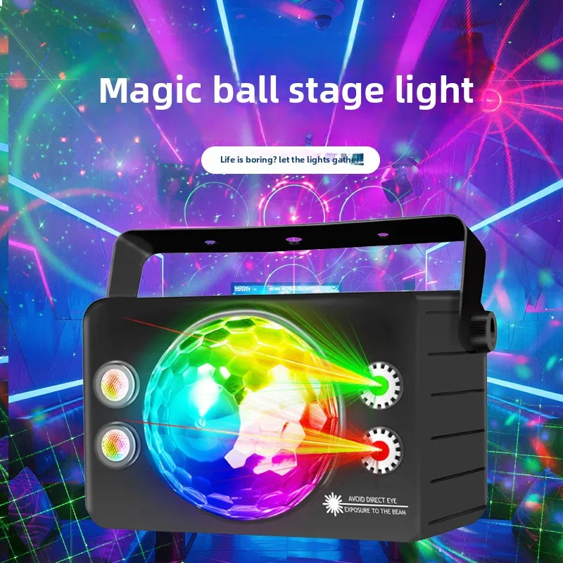Cross-border new stage light laser light voice-activated LED magic ballcolorful flash party bar ktv atmosphere
Cross-border new stage light laser light voice-activated LED magic ballcolorful flash party bar ktv atmosphere