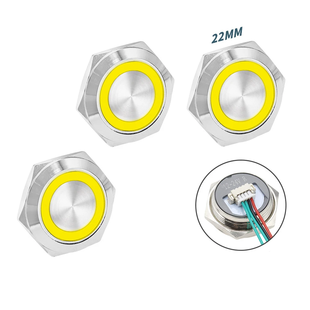 22mm Metal Push Button Switch Set Waterproof LED Light Momentary Functionality for Easy Use in Various Electrical Projects
22mm Metal Push Button Switch Set Waterproof LED Light Momentary Functionality for Easy Use in Various Electrical Projects