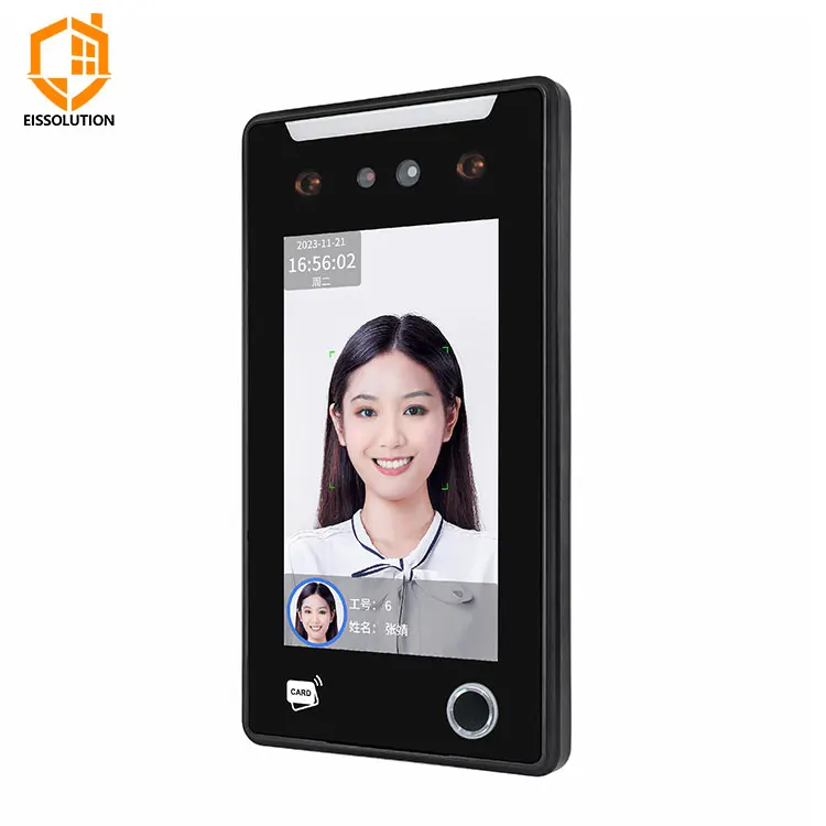 EISSolution 7" Cloud Software And Mobile App Biometric Face Fingerprint Rfid Card Access Control With Time Attendance Terminal
EISSolution 7" Cloud Software And Mobile App Biometric Face Fingerprint Rfid Card Access Control With Time Attendance Terminal