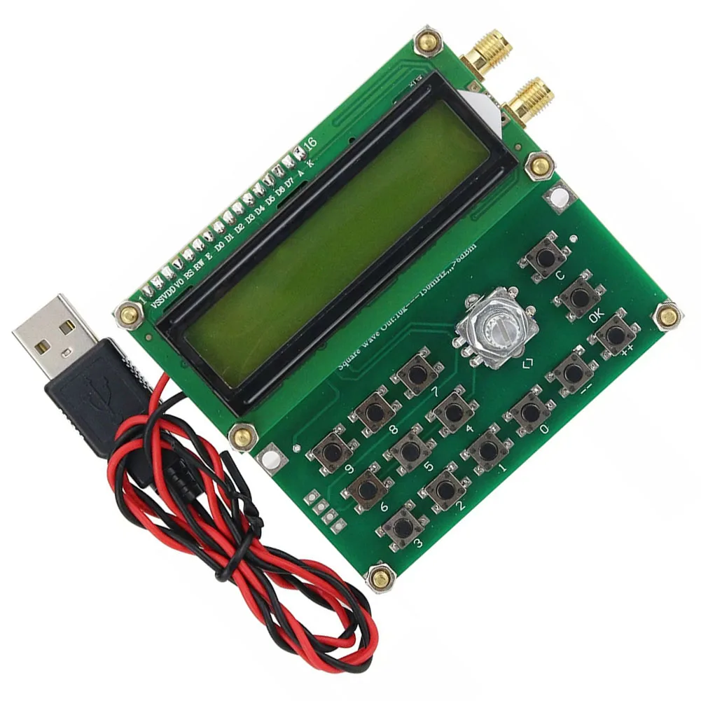 Green Si5351 2VFO 150 Signal Generator with 60mA Supply Current 2 CH Signal Source VFO 5351A V1 03 Square Wave
Green Si5351 2VFO 150 Signal Generator with 60mA Supply Current 2 CH Signal Source VFO 5351A V1 03 Square Wave