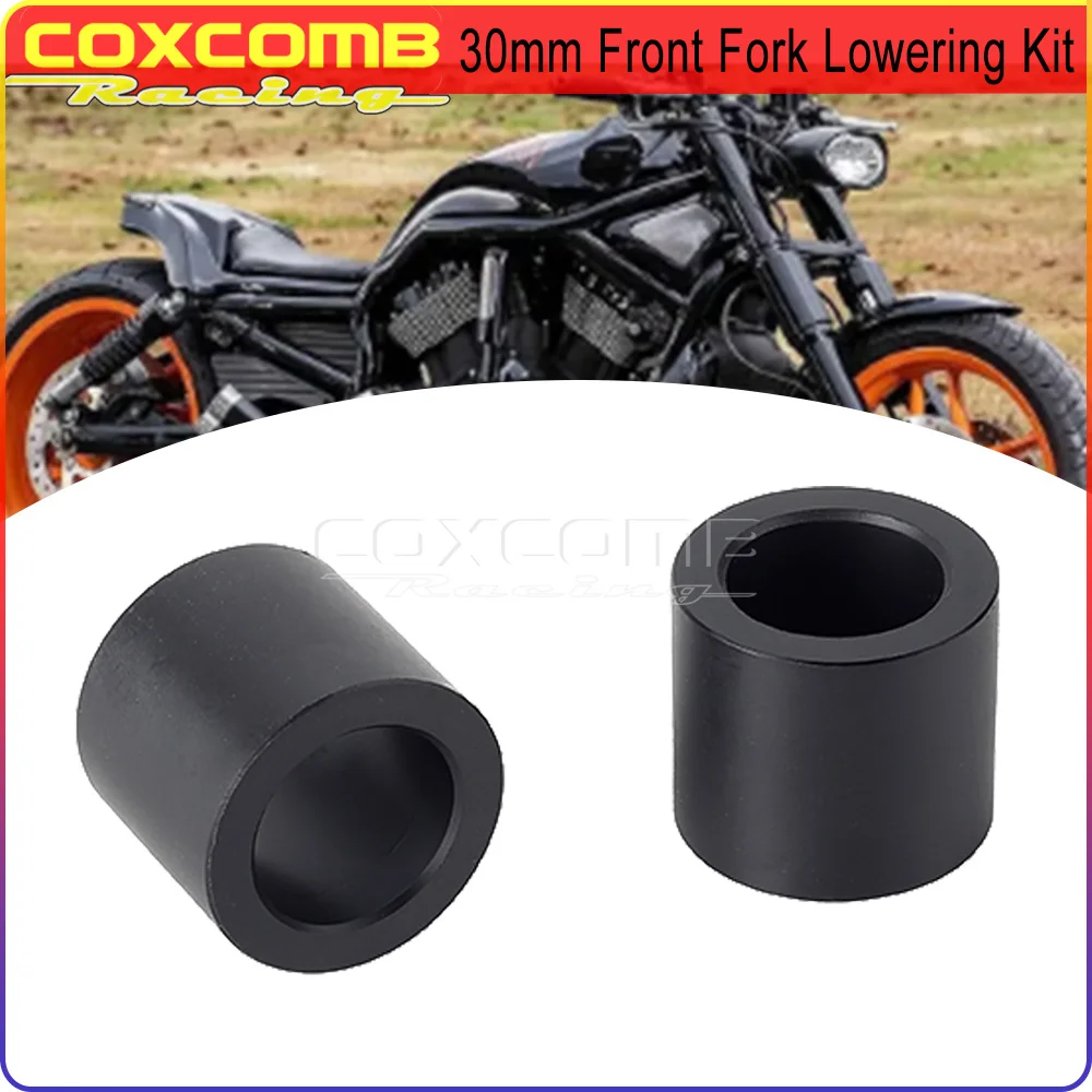 High Quality Motorcycle Accessories POM Black Front Fork Lowering Kits For Harley Nightster 975 RH975 2022 2023 Lower 30mm
High Quality Motorcycle Accessories POM Black Front Fork Lowering Kits For Harley Nightster 975 RH975 2022 2023 Lower 30mm