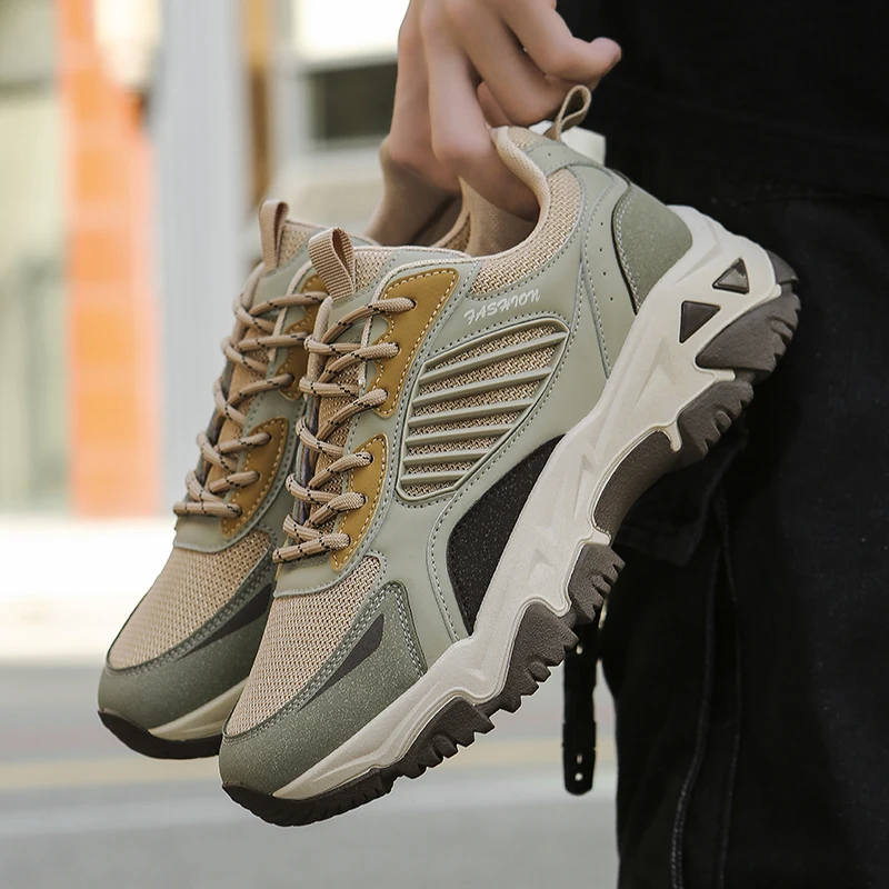 Fashion Comfortable Anti Slip Rubber Sole Footwear 2025 Autumn New Mens Casual Shoes Outdoor Thick Bottom Breath Men's Sneakers
Fashion Comfortable Anti Slip Rubber Sole Footwear 2025 Autumn New Mens Casual Shoes Outdoor Thick Bottom Breath Men's Sneakers