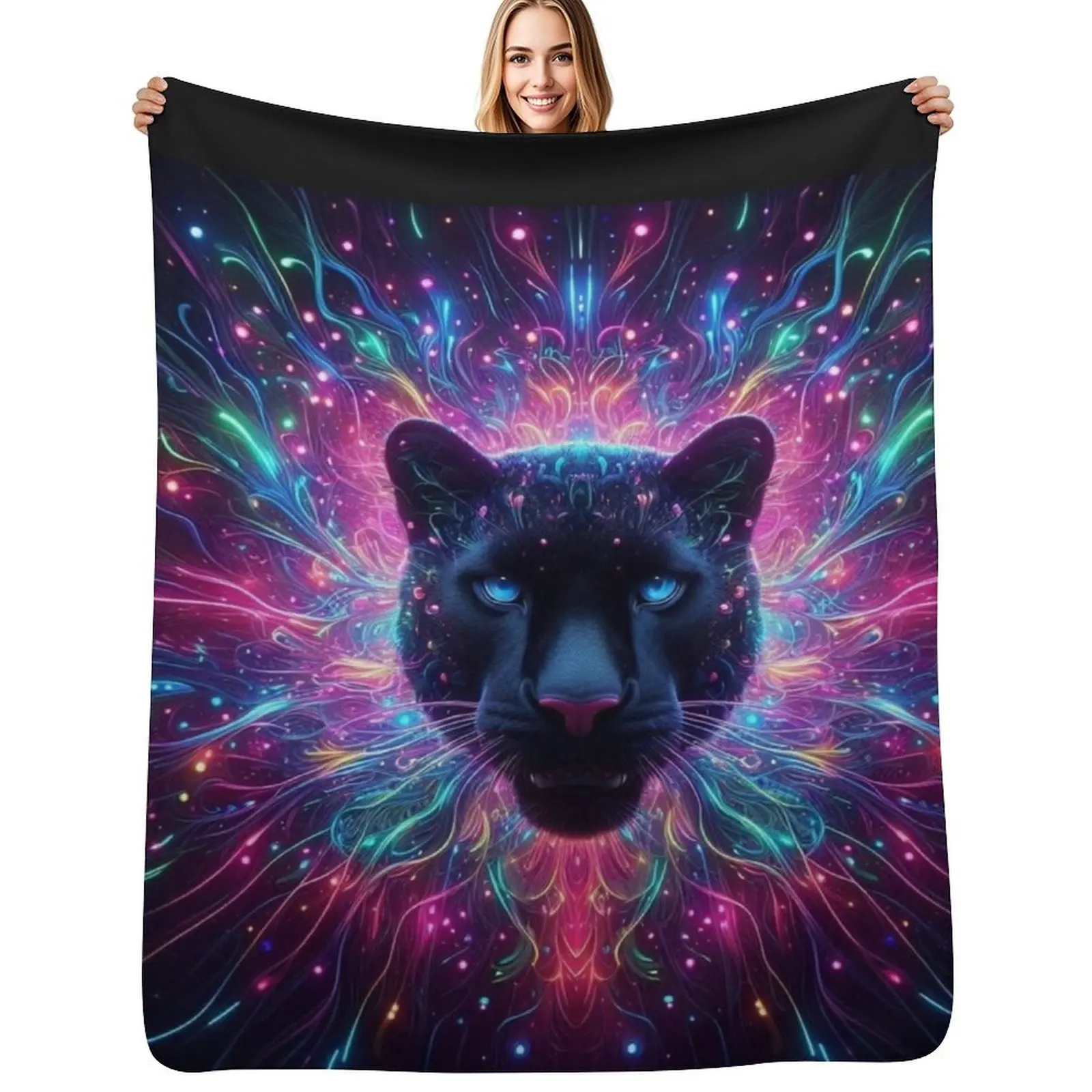 Panther - Color Explosion Throw Blanket Soft Plush Blanket as Housewarming Gift
Panther - Color Explosion Throw Blanket Soft Plush Blanket as Housewarming Gift