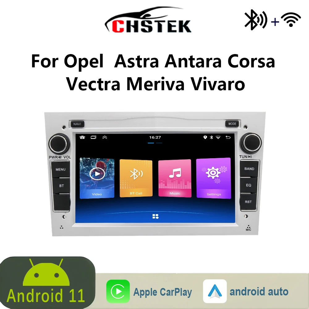 CHSTEK Car Radio Navigator Player for Opel Astra Vauxhall Vectra Antara Corsa Combo 2004-2011 Carplay Android 11 Stereo WiFi GPS
CHSTEK Car Radio Navigator Player for Opel Astra Vauxhall Vectra Antara Corsa Combo 2004-2011 Carplay Android 11 Stereo WiFi GPS
