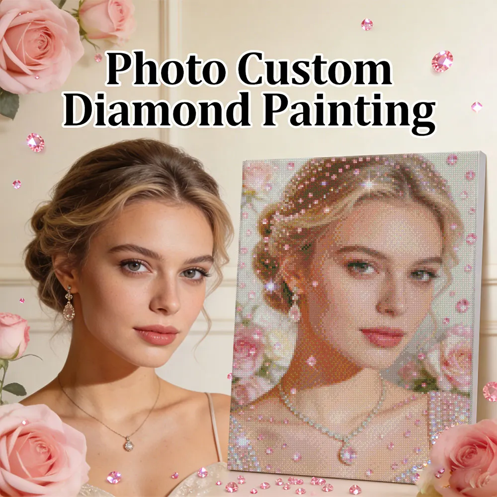 HUACAN Diamond Mosaic New Collection Own Photo Private 5D Diy Diamond Painting Customized Personal Home Art Craft Full Kits
HUACAN Diamond Mosaic New Collection Own Photo Private 5D Diy Diamond Painting Customized Personal Home Art Craft Full Kits