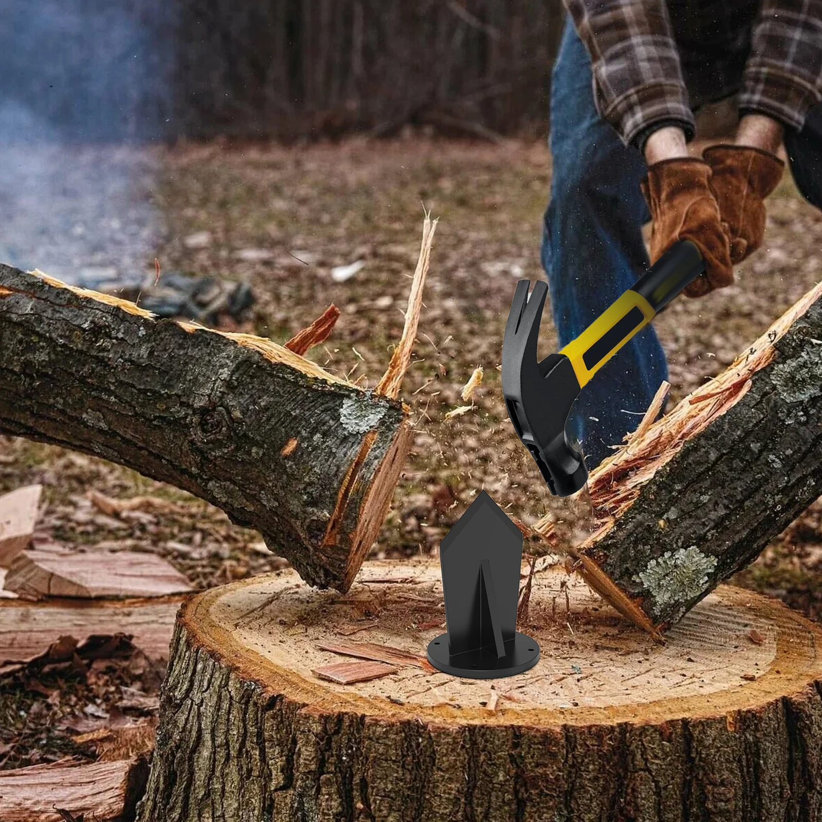 Firewood Kindling Splitter Steel Log Splitter Efficient Wood Splitter Wood Splitter Wedge for Outdoor Camping Barbecue Picnic
Firewood Kindling Splitter Steel Log Splitter Efficient Wood Splitter Wood Splitter Wedge for Outdoor Camping Barbecue Picnic