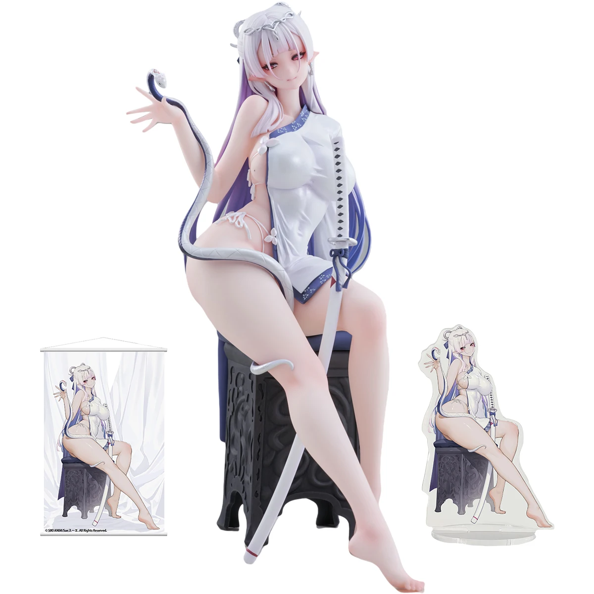 HIPLAY SikiAnim Qing White Snake Color Bonus Edition Regular Edition 1/7 Scale Art Figurine
HIPLAY SikiAnim Qing White Snake Color Bonus Edition Regular Edition 1/7 Scale Art Figurine