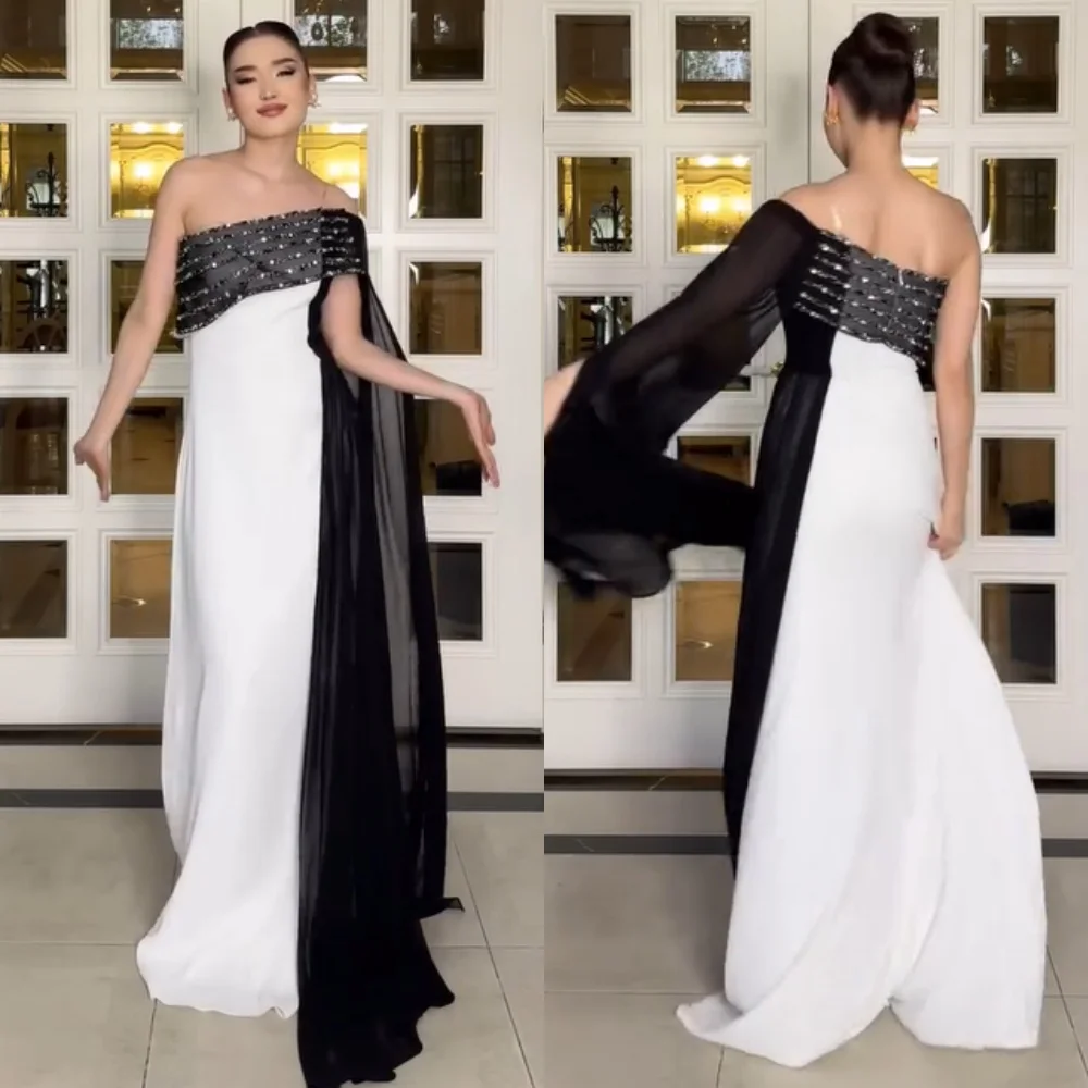 Customized Chiffon A-line One-shoulder Long Dresses Bespoke Occasion Prom Casual Simple Sizes Available
Customized Chiffon A-line One-shoulder Long Dresses Bespoke Occasion Prom Casual Simple Sizes Available
