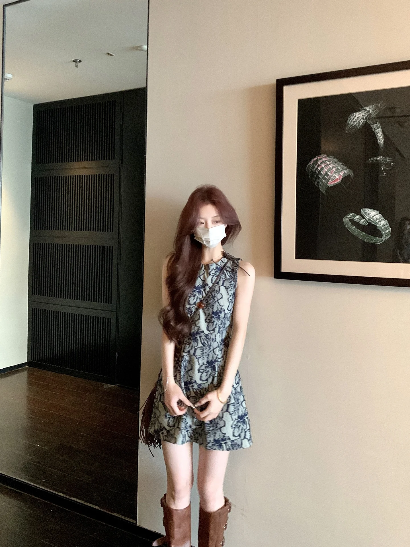 Summer New Style 2026 Women's Sleeveless Dress Slimming Short A-Line Skirt Korean Style Soft Polyester Fiber Gathered Waist
Summer New Style 2026 Women's Sleeveless Dress Slimming Short A-Line Skirt Korean Style Soft Polyester Fiber Gathered Waist