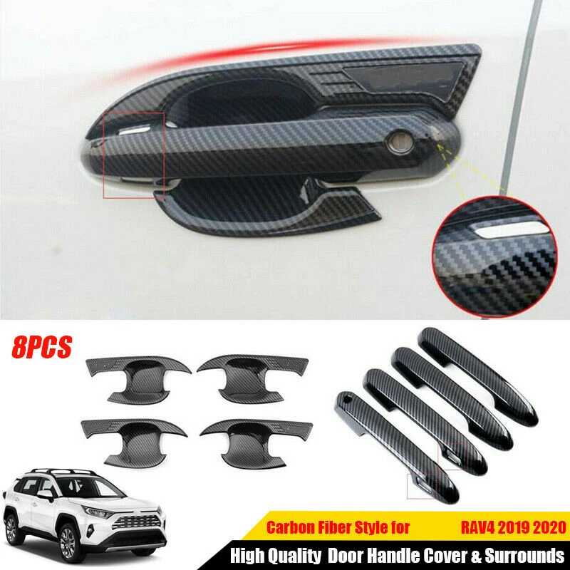 Крышка дверной ручки + Крышка Дверной чаши для Toyota RAV4 2019 2020 аксессуары
Крышка дверной ручки + Крышка Дверной чаши для Toyota RAV4 2019 2020 аксессуары