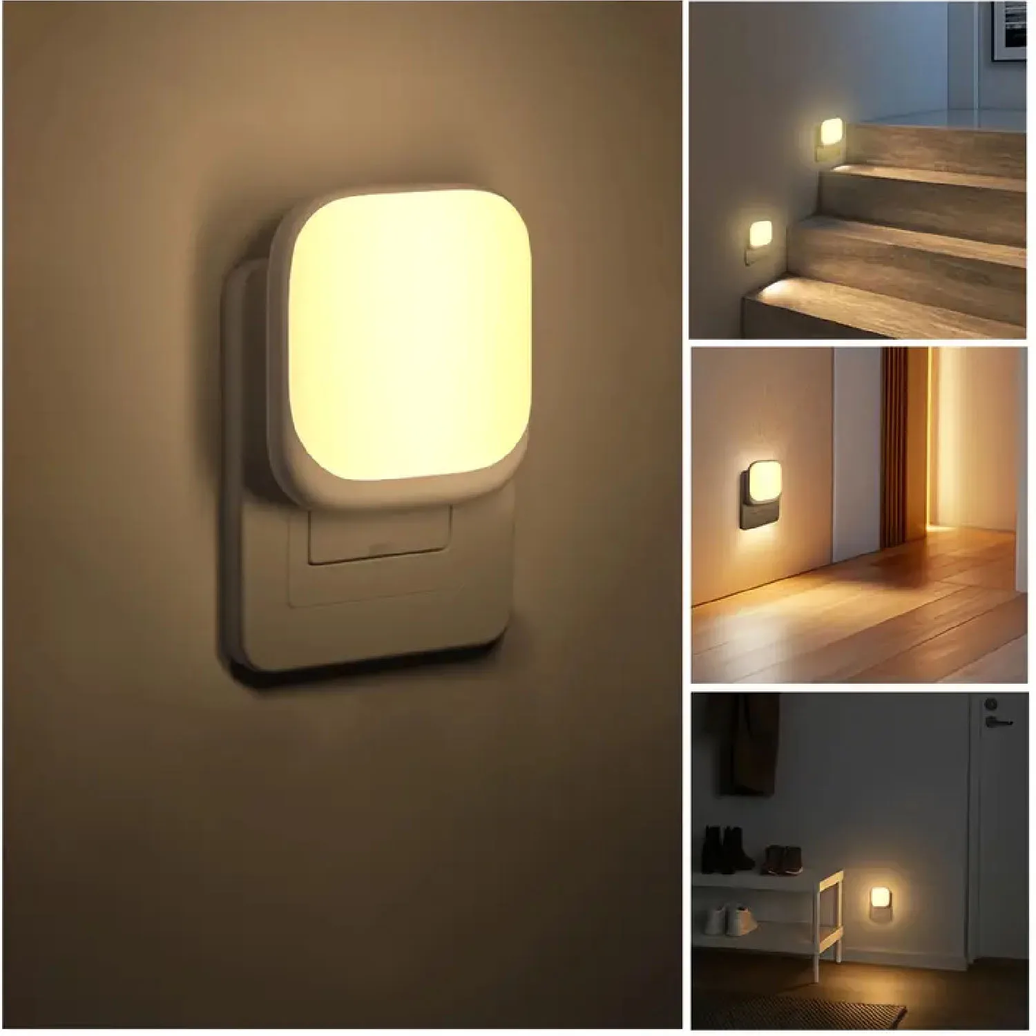 LED Plug-in Night Light, 1/2pcs, with Light Sensor,0.5W Plug-in Night Light Suitable for Adults, 2700K
LED Plug-in Night Light, 1/2pcs, with Light Sensor,0.5W Plug-in Night Light Suitable for Adults, 2700K