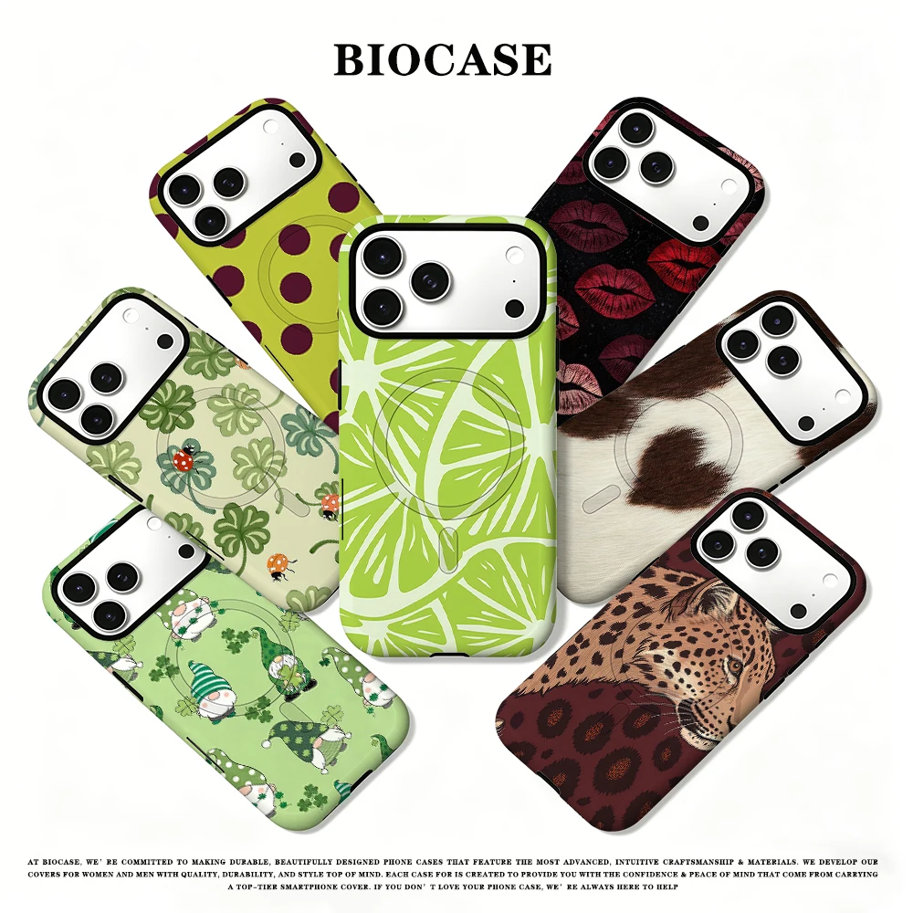 BioCase Lime Slices 2-in-1 For Magsafe Phone Case For iPhone 17 16 15 14 Plus 13 12 Pro Max Shockproof Hard PC Cover
BioCase Lime Slices 2-in-1 For Magsafe Phone Case For iPhone 17 16 15 14 Plus 13 12 Pro Max Shockproof Hard PC Cover