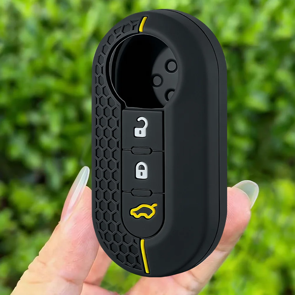 3 Buttons Silicone Car Remote Key Case Cover Shell Holder For Fiat Abarth 500 595 124 Spider Ducato Panda Tipo Bravo Accessories
3 Buttons Silicone Car Remote Key Case Cover Shell Holder For Fiat Abarth 500 595 124 Spider Ducato Panda Tipo Bravo Accessories