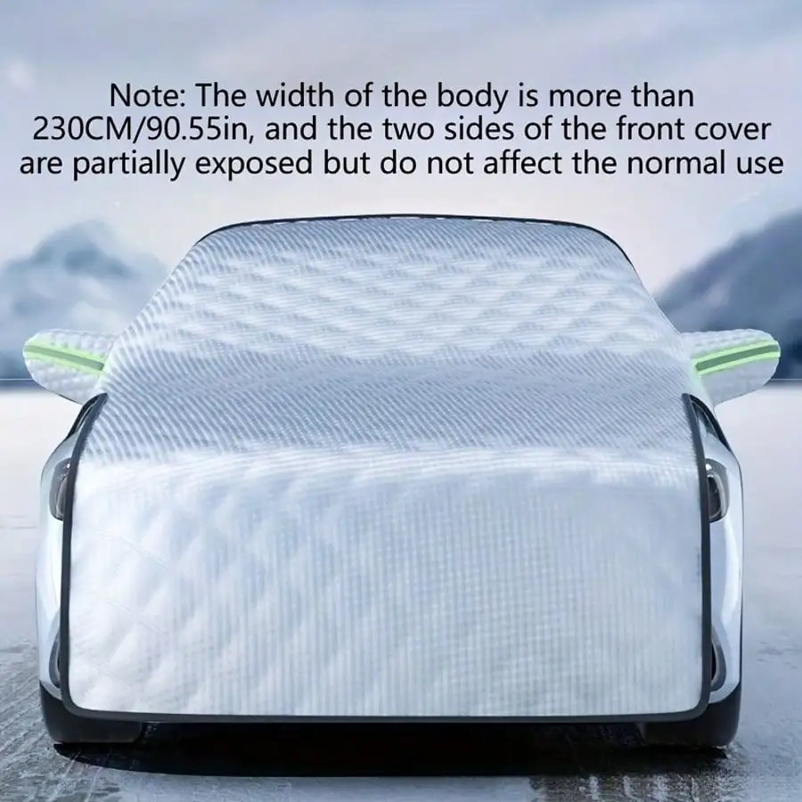Сверхмощный всепогодный чехол на лобовое стекло автомобиля для снега и солнца (подходит для большинства автомобилей)
Сверхмощный всепогодный чехол на лобовое стекло автомобиля для снега и солнца (подходит для большинства автомобилей)