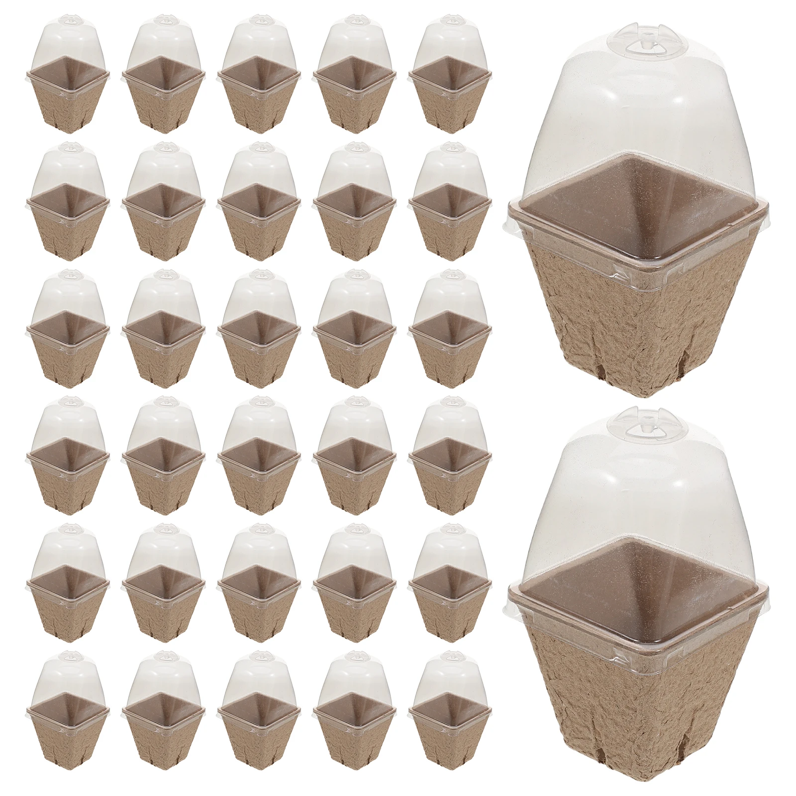 36 Pcs Nursery Pot Kit Square Grow Pots Plants Friendly Material Spacesaving Design Ventilated Lid Bulk Planting Flower Pot
36 Pcs Nursery Pot Kit Square Grow Pots Plants Friendly Material Spacesaving Design Ventilated Lid Bulk Planting Flower Pot