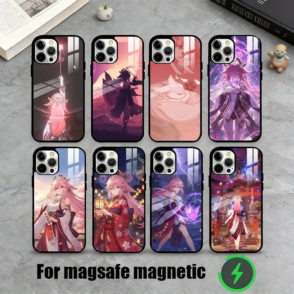 Y-Yae Miko Genshin Impact Graphic Phone Case For iPhone17,16,15,14,13,12,11 Plus,Pro Magnetic with Magsafe Wireless Charging
Y-Yae Miko Genshin Impact Graphic Phone Case For iPhone17,16,15,14,13,12,11 Plus,Pro Magnetic with Magsafe Wireless Charging