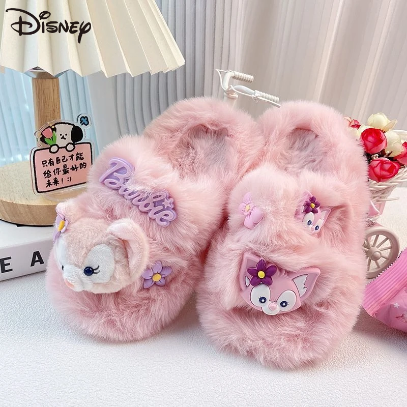 Disney LinaBall and StellaLou Cotton Slippers Kawaii Cartoon Anime Embroidery Accessories Plush Slippers Home Furnishings Gift
Disney LinaBall and StellaLou Cotton Slippers Kawaii Cartoon Anime Embroidery Accessories Plush Slippers Home Furnishings Gift