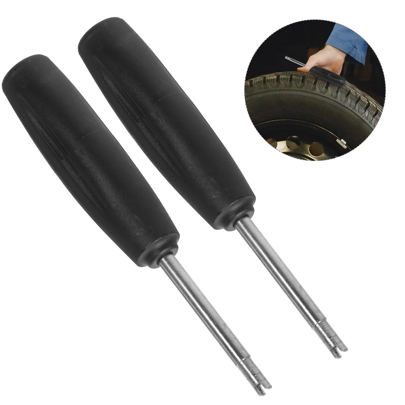 2pcs Valve Stem Wrench Tire Core Removal Tool Auto Repair Tool Aluminum Alloy Torque Control Compatible with TPMS Various
2pcs Valve Stem Wrench Tire Core Removal Tool Auto Repair Tool Aluminum Alloy Torque Control Compatible with TPMS Various