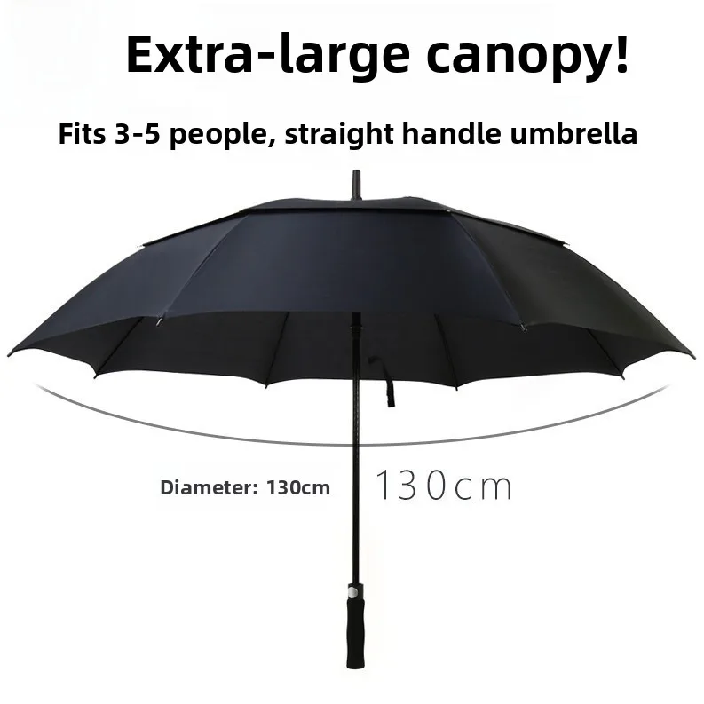 Large Size Double Layered Men's Umbrella 5 Long Handle Straight Sti Sunade Rainproof Busin Advertising Umbrella
Large Size Double Layered Men's Umbrella 5 Long Handle Straight Sti Sunade Rainproof Busin Advertising Umbrella
