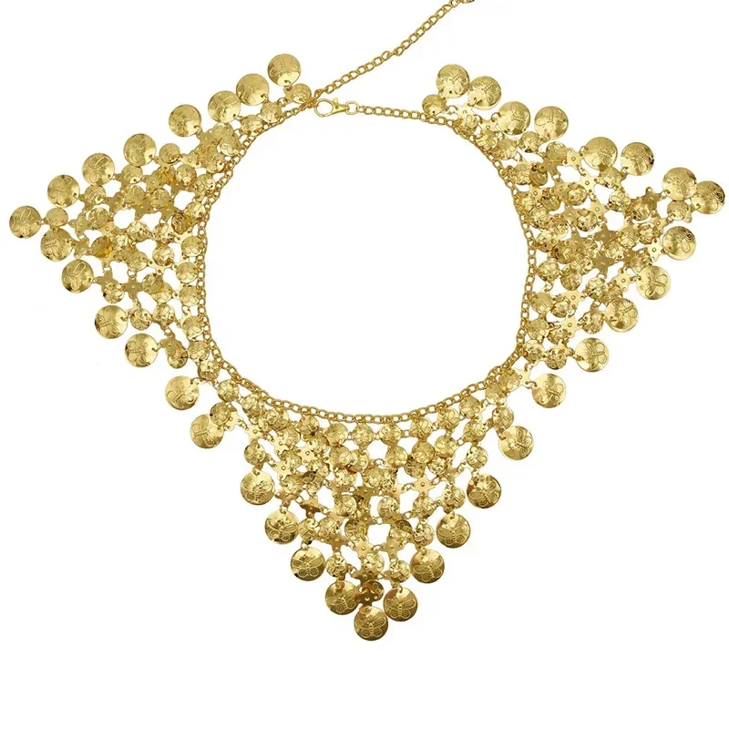 New Belly dance waist chain sexy tassel metal alloy bohemian national style sequins sexy body chain 
New Belly dance waist chain sexy tassel metal alloy bohemian national style sequins sexy body chain