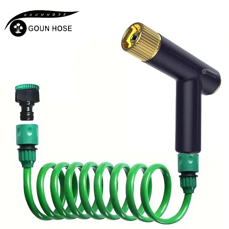 Garden Watering Hose With Multifunctional Car Wash Water Gun Set Flexible And Stretchable EVA Hose, Suitable For Lawn Irrigation
Garden Watering Hose With Multifunctional Car Wash Water Gun Set Flexible And Stretchable EVA Hose, Suitable For Lawn Irrigation