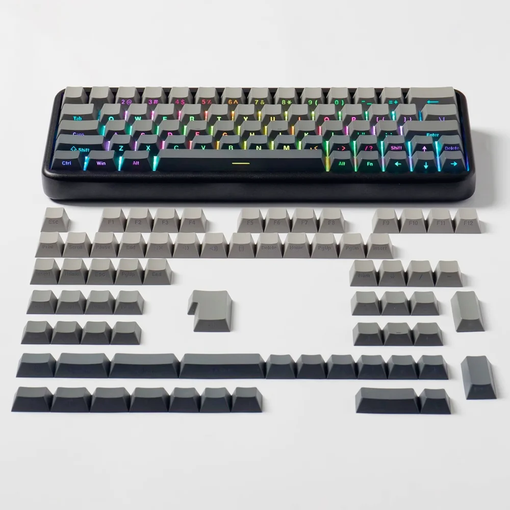 GEFENSI OEM Side Cut Key Cap Set PBT130 Key Light Gradient Key Cap For MX Switch Mechanical Keyboard 61/64/104/108 Game Profile
GEFENSI OEM Side Cut Key Cap Set PBT130 Key Light Gradient Key Cap For MX Switch Mechanical Keyboard 61/64/104/108 Game Profile