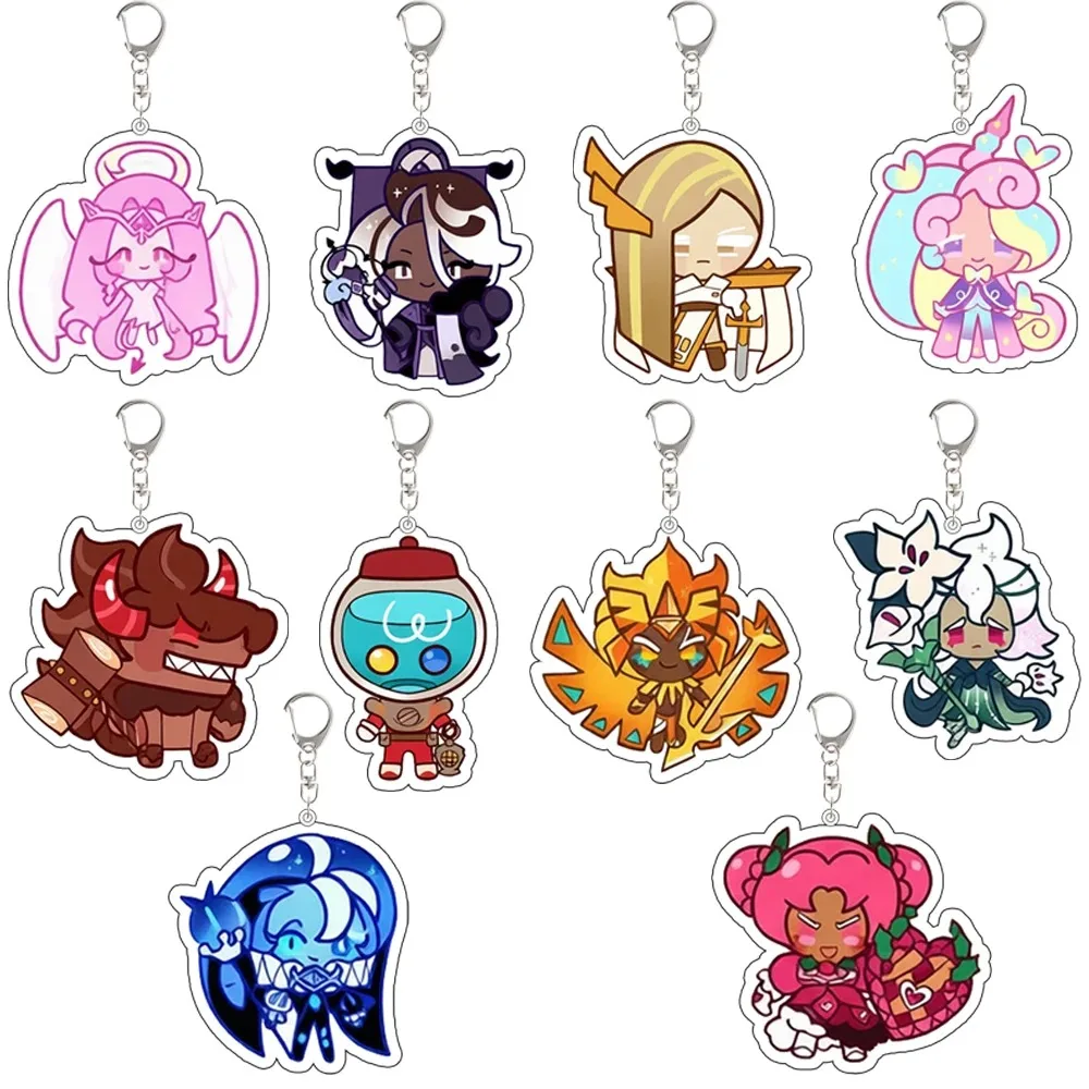 Game Cookie Run Eternal Sugar Hollyberry Shadow Milk White Lily Silent Salt Acrylic Keychain Cute Pendant Valentine's Day Gift
Game Cookie Run Eternal Sugar Hollyberry Shadow Milk White Lily Silent Salt Acrylic Keychain Cute Pendant Valentine's Day Gift
