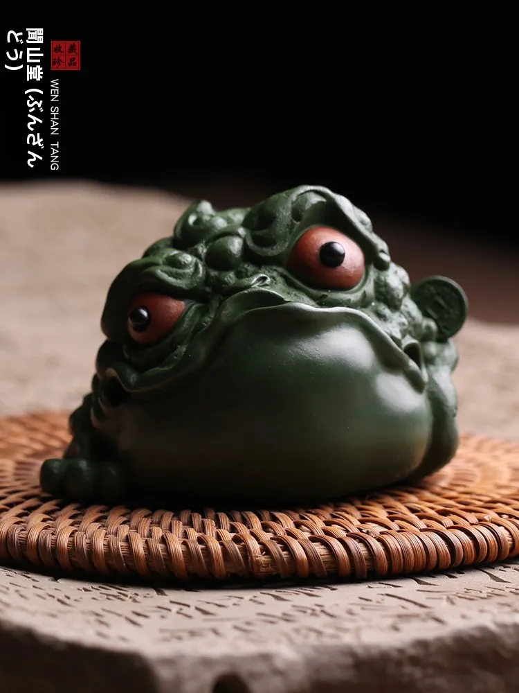Yixing Purple Clay Tea Pet Ornament Handmade Green Clay Tea Play Decorative Premium Can Be Cultivated Retro Style Decoration
Yixing Purple Clay Tea Pet Ornament Handmade Green Clay Tea Play Decorative Premium Can Be Cultivated Retro Style Decoration
