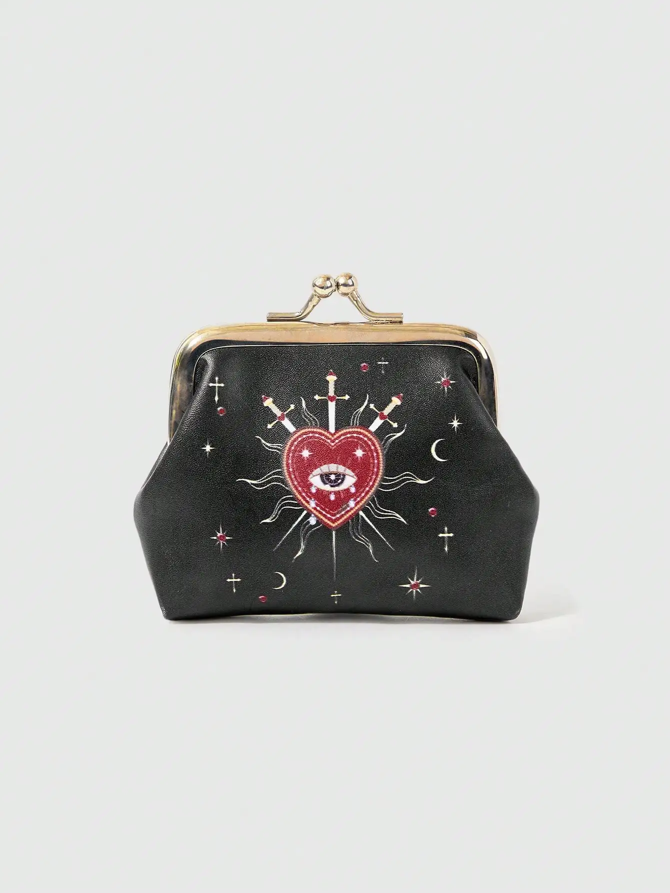 ROMWE Fairycore 1 Piece Snake Crow Moth Floral Pattern Women's Wallet, Buckle Wallet Change Bag, Suitable For Daily Use, Back To
ROMWE Fairycore 1 Piece Snake Crow Moth Floral Pattern Women's Wallet, Buckle Wallet Change Bag, Suitable For Daily Use, Back To