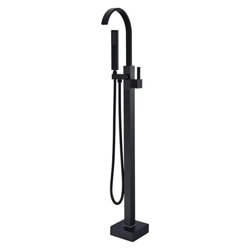 Brass Floor Type Bathtub Faucet Hot and Cold Mixer Tap with Hand Spray Bathroom Shower Faucets Set Tub Faucet Water Mixer
Brass Floor Type Bathtub Faucet Hot and Cold Mixer Tap with Hand Spray Bathroom Shower Faucets Set Tub Faucet Water Mixer