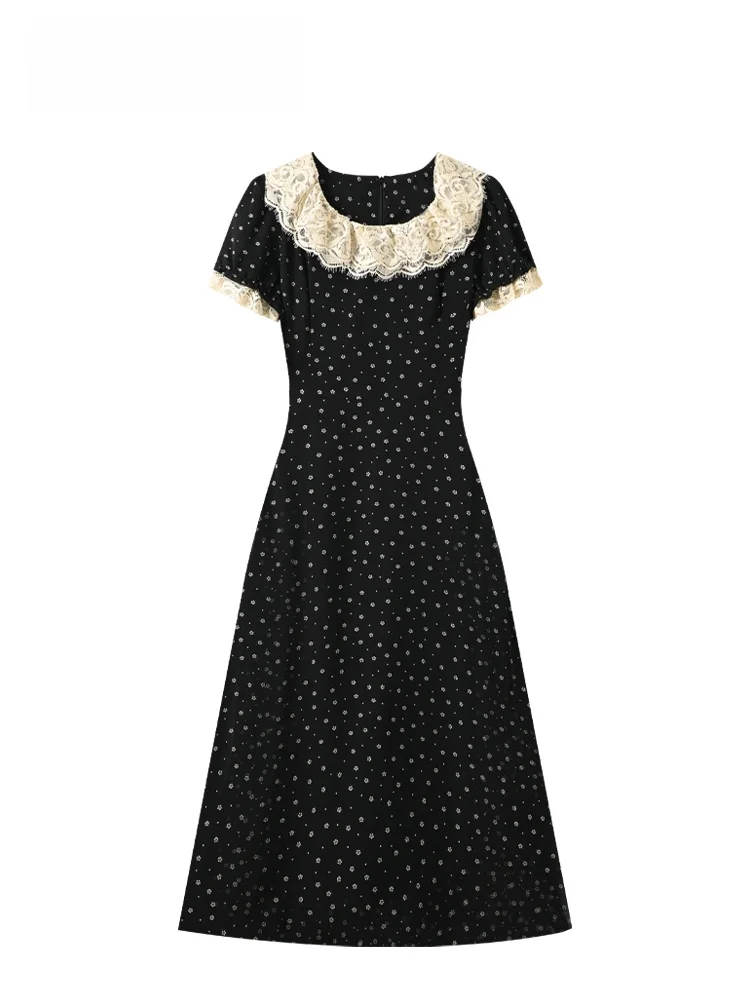 Summer New Style Floral Print Short Sleeve Dress Women's Fashionable plus Size Dress French Style A-Line Dress City Walk
Summer New Style Floral Print Short Sleeve Dress Women's Fashionable plus Size Dress French Style A-Line Dress City Walk