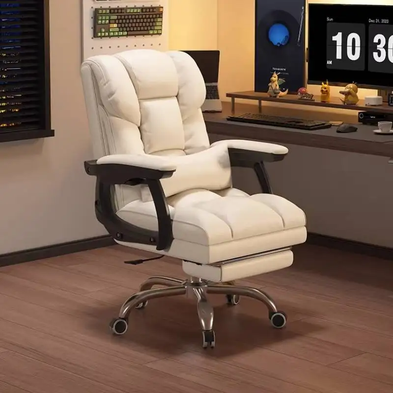 Beige Nordic Office Chair Armrest Adjustable Designer Relaxing Computer Chair Comfortable Wheels Silla Oficina Office Furniture
Beige Nordic Office Chair Armrest Adjustable Designer Relaxing Computer Chair Comfortable Wheels Silla Oficina Office Furniture