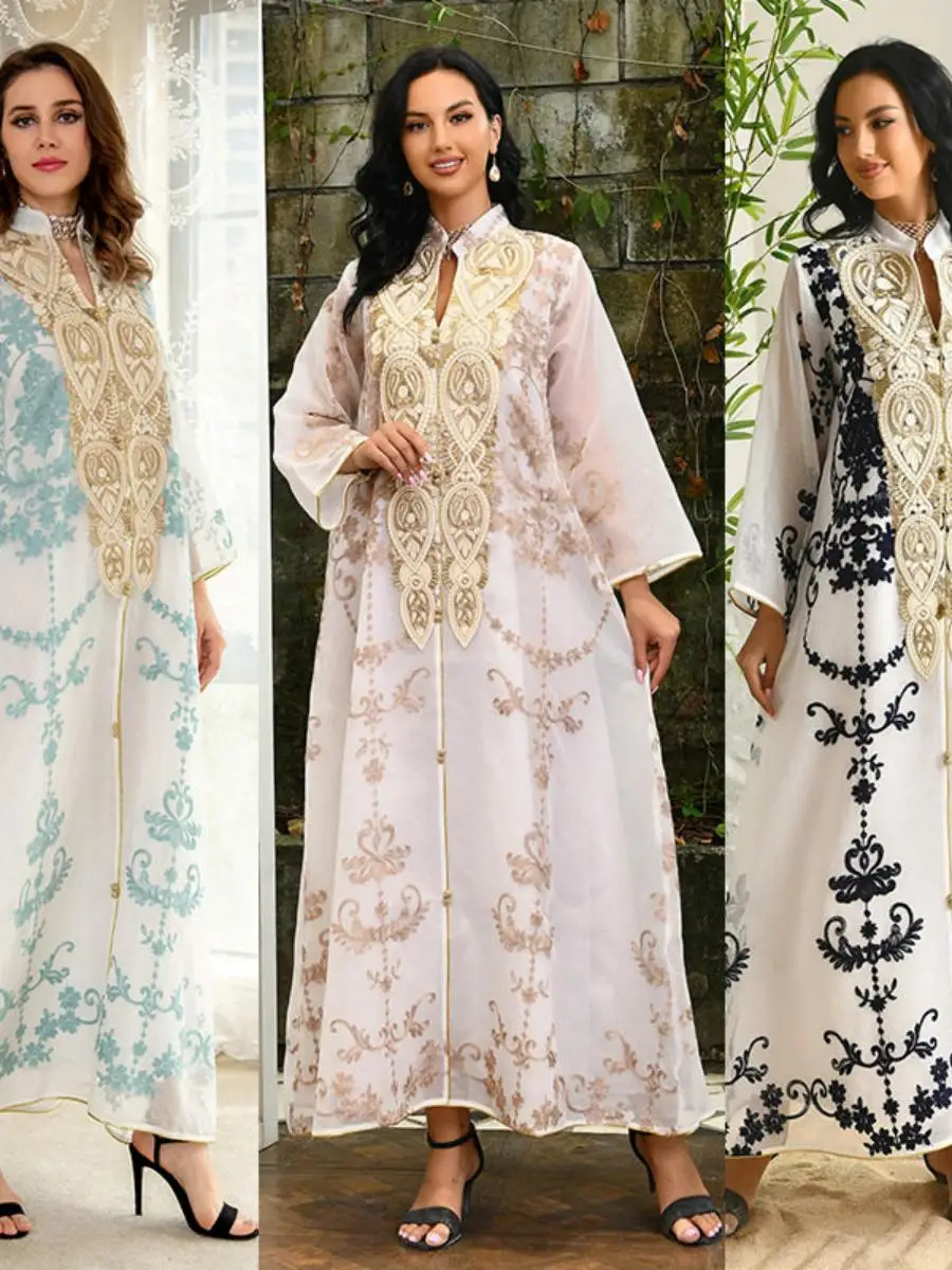 Fashionable AB188 Women's Dress 2025 New Long Evening Gown Quality Material Cross-Border Style Elegant Silhouette
Fashionable AB188 Women's Dress 2025 New Long Evening Gown Quality Material Cross-Border Style Elegant Silhouette