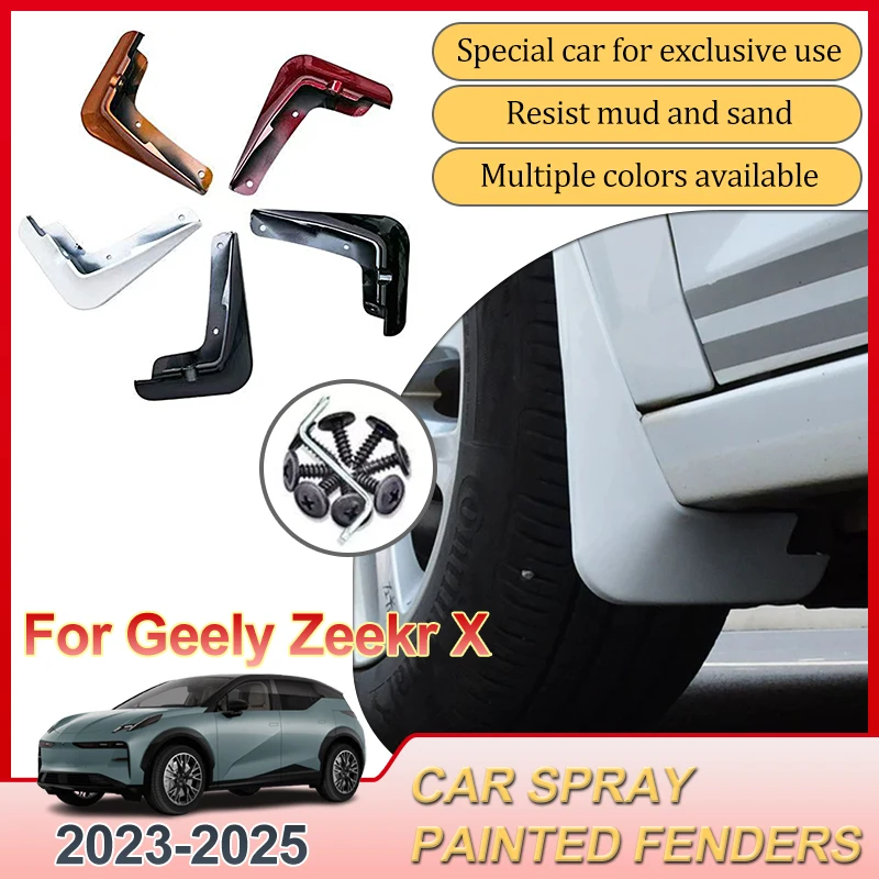 For Geely Zeekr X Accessories 2023 2024 2025 Fender Mud Flaps Splash Guard Mudguards Baking Paint Mudflaps Auto External Parts
For Geely Zeekr X Accessories 2023 2024 2025 Fender Mud Flaps Splash Guard Mudguards Baking Paint Mudflaps Auto External Parts