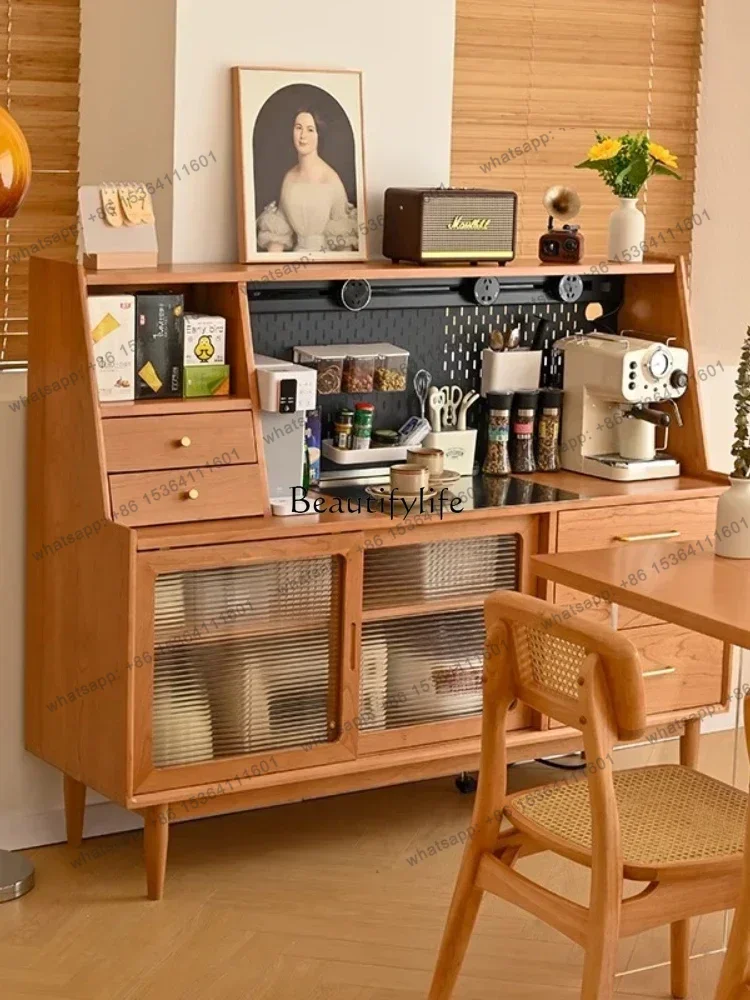jj4 Peninsula solid wood dining side cabinet, cherry wood storage, integrated Japanese side cabinet against the wall
jj4 Peninsula solid wood dining side cabinet, cherry wood storage, integrated Japanese side cabinet against the wall