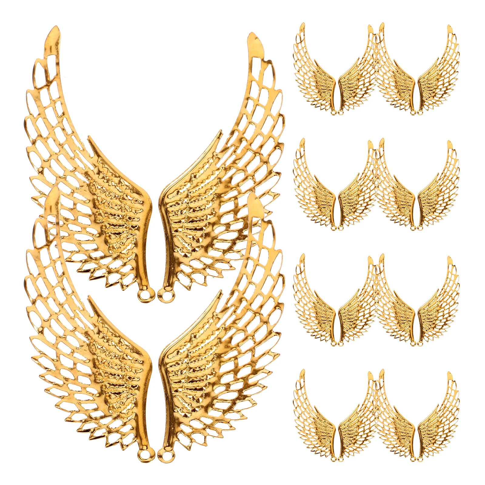 10 Pairs Charms Metal Wing Pendants DIY Jewelry Findings Earrings Accessories Bride Crafts Christmas Angel Wing
10 Pairs Charms Metal Wing Pendants DIY Jewelry Findings Earrings Accessories Bride Crafts Christmas Angel Wing