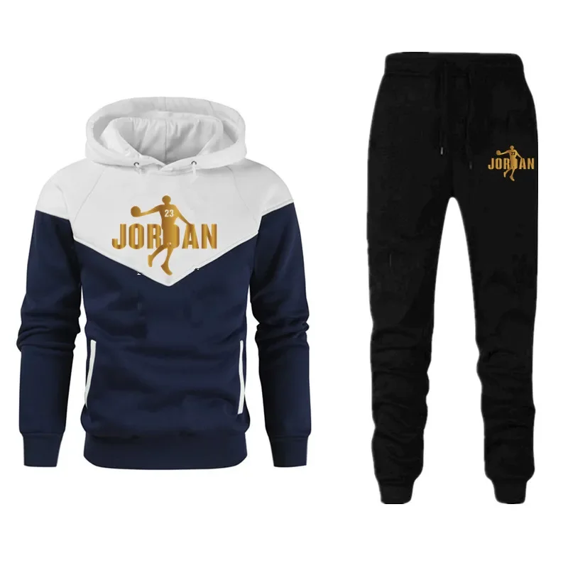 2024 New Men's and women's long-sleeved pullover and casual sports pants 2 men's autumn/winter Wool jogger tracksuit sets
2024 New Men's and women's long-sleeved pullover and casual sports pants 2 men's autumn/winter Wool jogger tracksuit sets