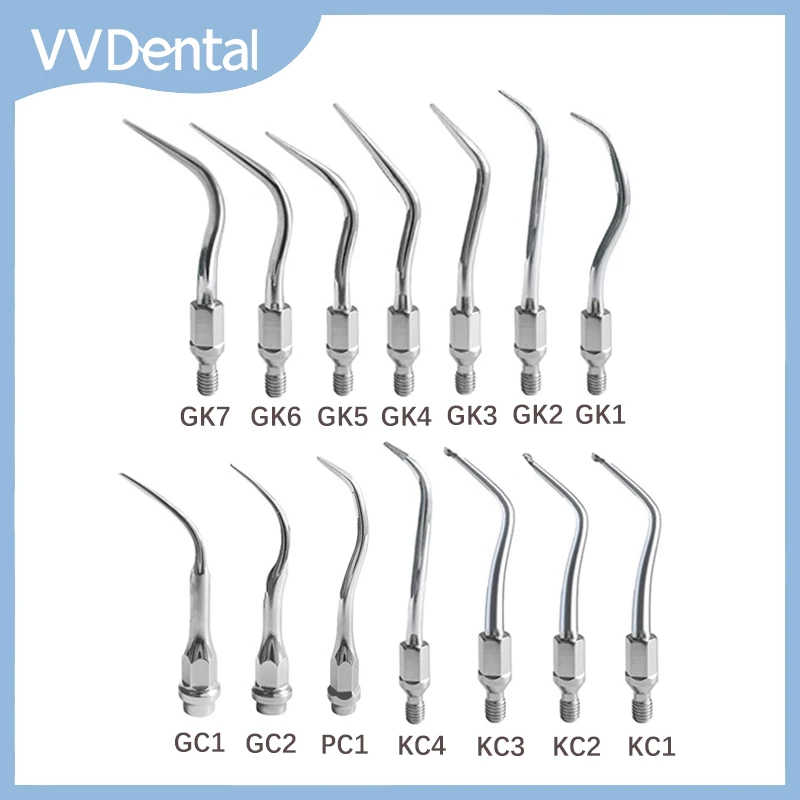 1PCS Dental Ultrasound Scaler Tips Endodontics Periodontics Scaling Tip GK KC Series Fit for KAVO Ultrasonic Scaler Handpiece
1PCS Dental Ultrasound Scaler Tips Endodontics Periodontics Scaling Tip GK KC Series Fit for KAVO Ultrasonic Scaler Handpiece