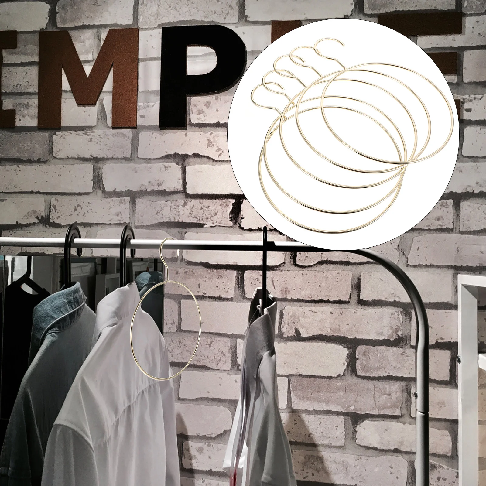 5 Pcs Round Hangers Heavy Duty Clothes Rack Sweater Wardrobe Eco Friendly Metal No Burrs Safe Home Clothing Shops
5 Pcs Round Hangers Heavy Duty Clothes Rack Sweater Wardrobe Eco Friendly Metal No Burrs Safe Home Clothing Shops