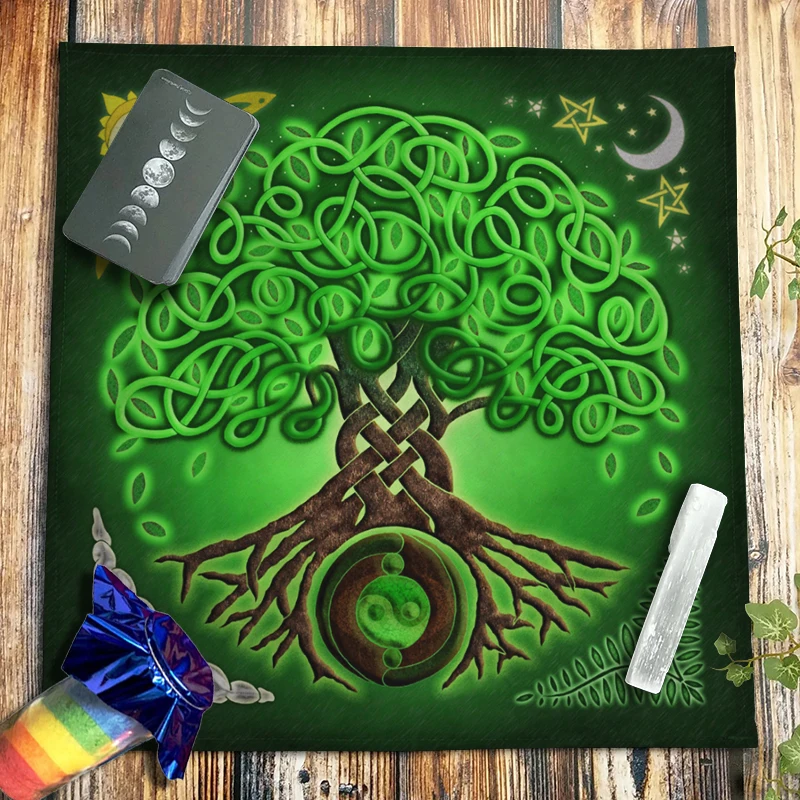 Celtic Tree Of Life Tarot Tablecloth Velvet Altar Cloth Spiritual Divination Witchcraft Astrology Board Game Oracle Card Pad New
Celtic Tree Of Life Tarot Tablecloth Velvet Altar Cloth Spiritual Divination Witchcraft Astrology Board Game Oracle Card Pad New