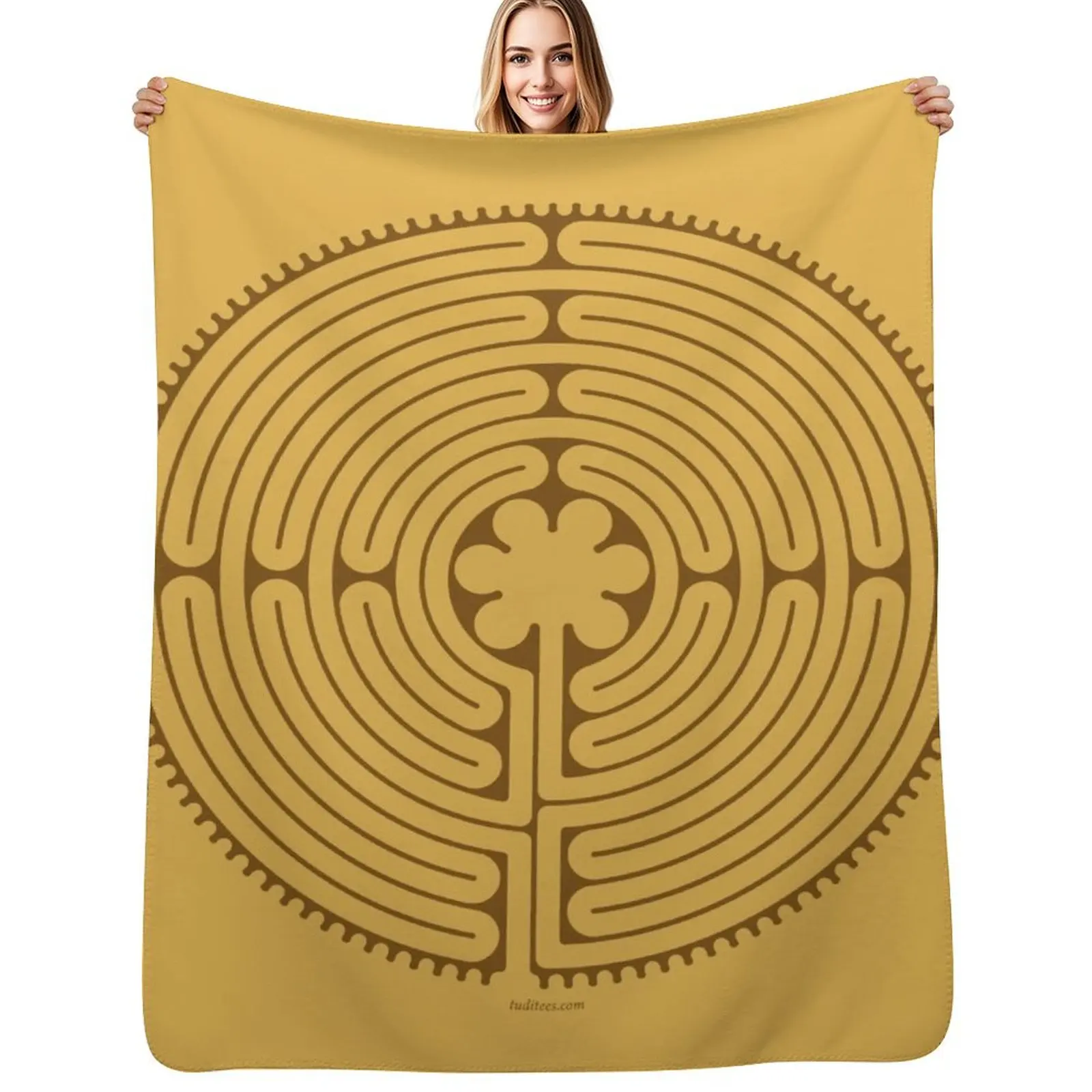 Chartres Labyrinth Throw Blanket Durable Warm Blanket for Daily Home Use
Chartres Labyrinth Throw Blanket Durable Warm Blanket for Daily Home Use