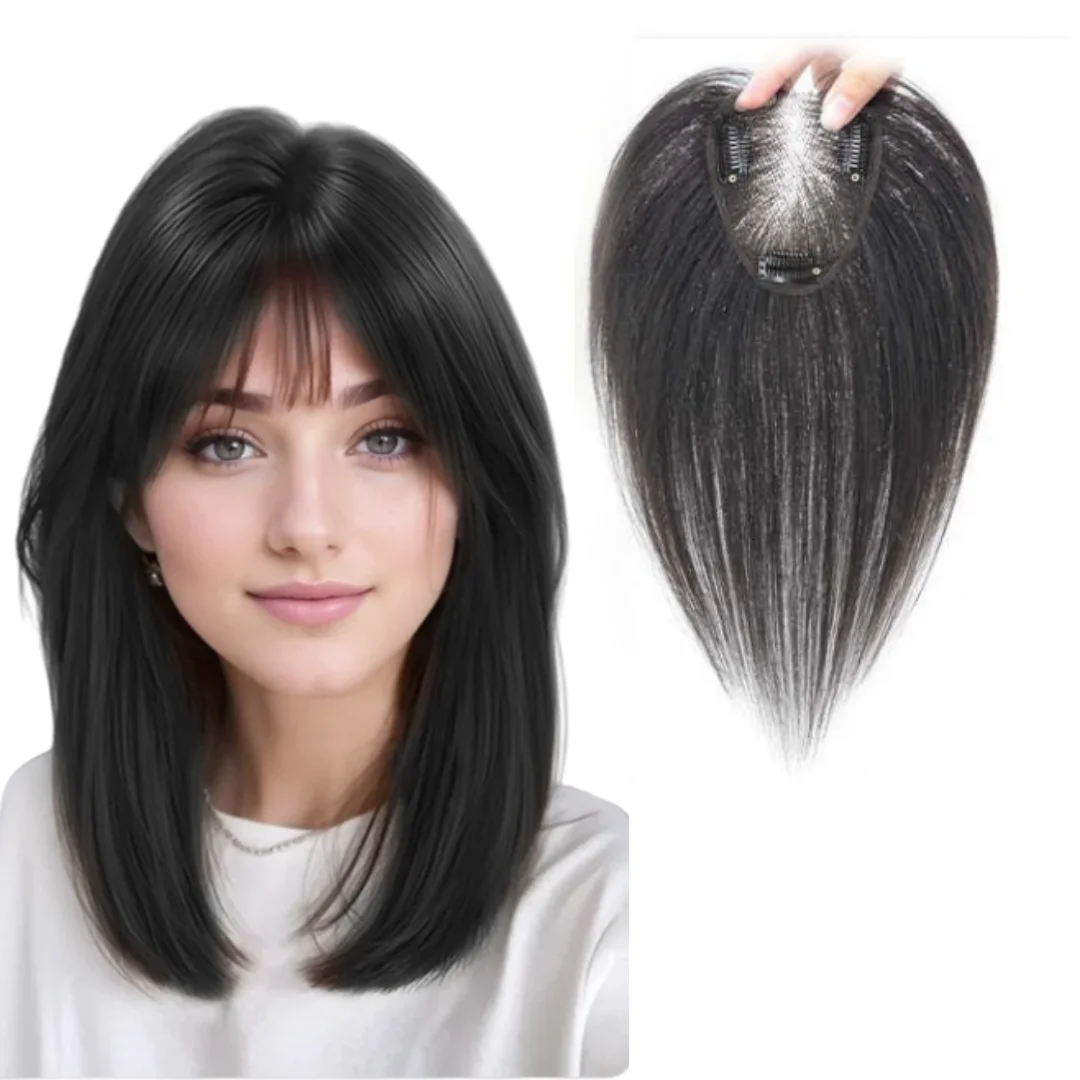 No-Edge Ultra Thin Breathable Lace Human Hair Topper for Women Lightweight Invisible Hairpiece Coverage for Thinning Hair
No-Edge Ultra Thin Breathable Lace Human Hair Topper for Women Lightweight Invisible Hairpiece Coverage for Thinning Hair