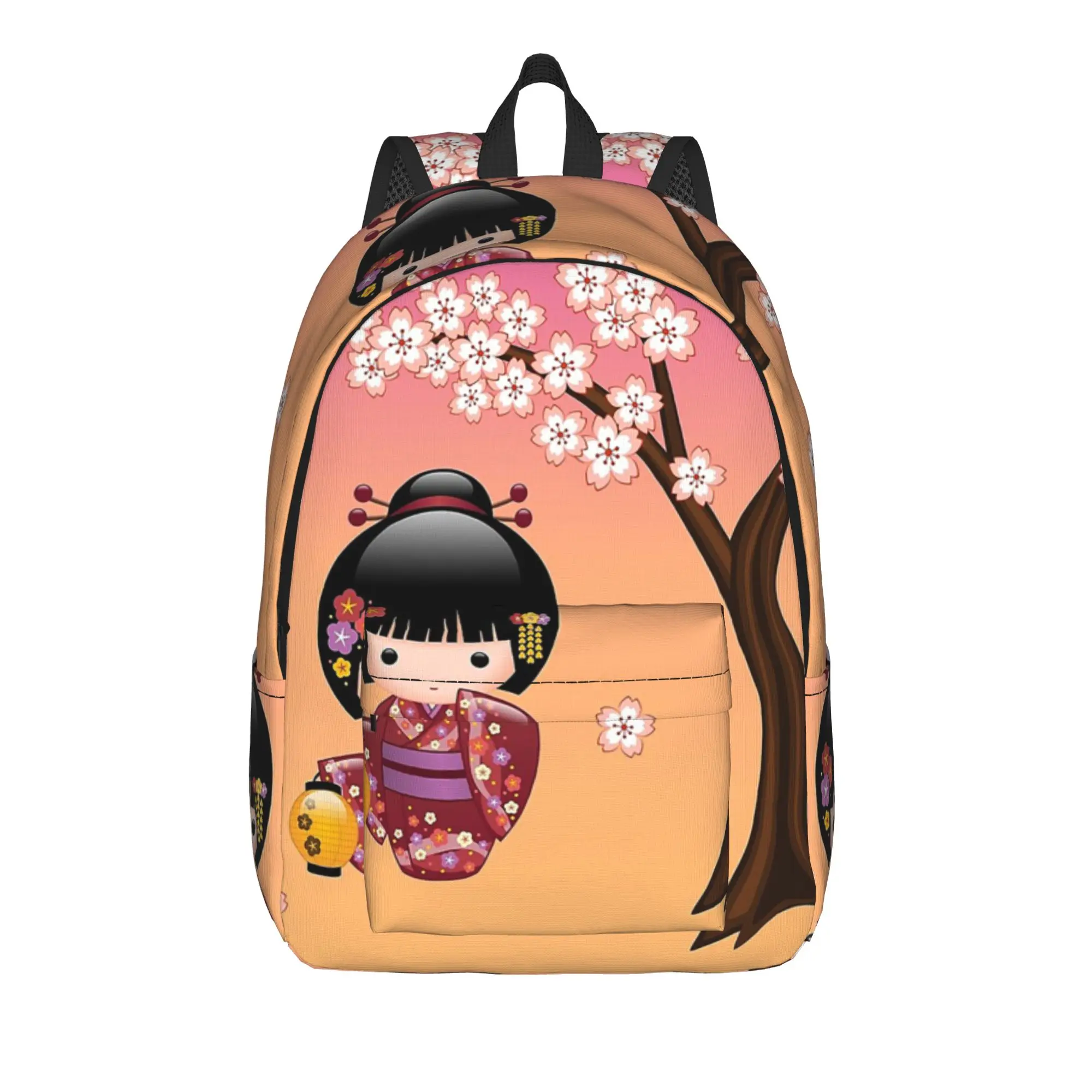 Japanese Sakura Kokeshi Doll Backpack for Men Women Fashion Student Work Daypack College Canvas Bags Sports
Japanese Sakura Kokeshi Doll Backpack for Men Women Fashion Student Work Daypack College Canvas Bags Sports