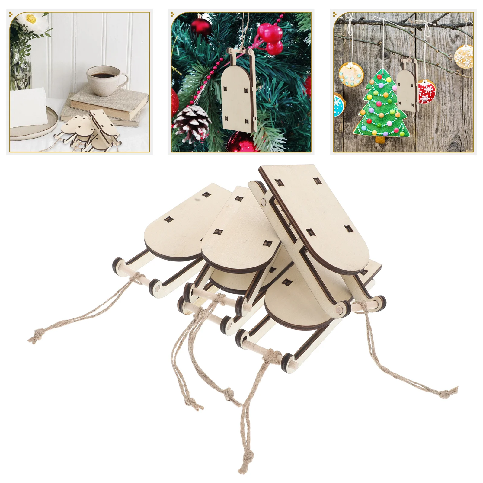 5PCS Wooden Tabletop Mini Tabletop Sled nament Sleigh Decoration Christmas Mini Sleigh Home Office Display
5PCS Wooden Tabletop Mini Tabletop Sled nament Sleigh Decoration Christmas Mini Sleigh Home Office Display