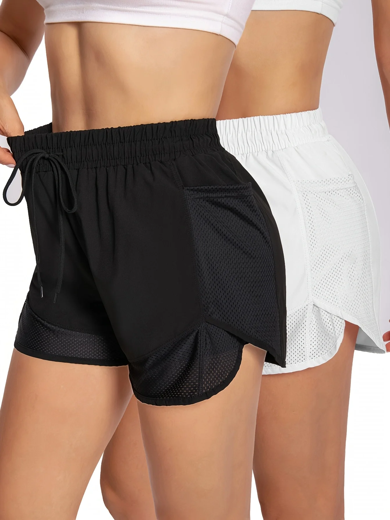2Pcs Quick-Dry Sports Shorts, Loose Fit, Faux Two-Piece with Pockets, Anti-Exposure, Casual Fitness Shorts
2Pcs Quick-Dry Sports Shorts, Loose Fit, Faux Two-Piece with Pockets, Anti-Exposure, Casual Fitness Shorts