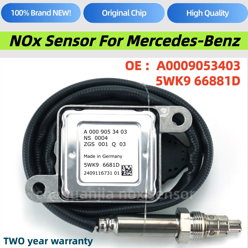 A0009053403 5WK96681D 5WK96681E 0009053403 A0009055100 Original New Nitrogen Oxide NOx Sensor For Mercedes Benz W166 W212 W222
A0009053403 5WK96681D 5WK96681E 0009053403 A0009055100 Original New Nitrogen Oxide NOx Sensor For Mercedes Benz W166 W212 W222