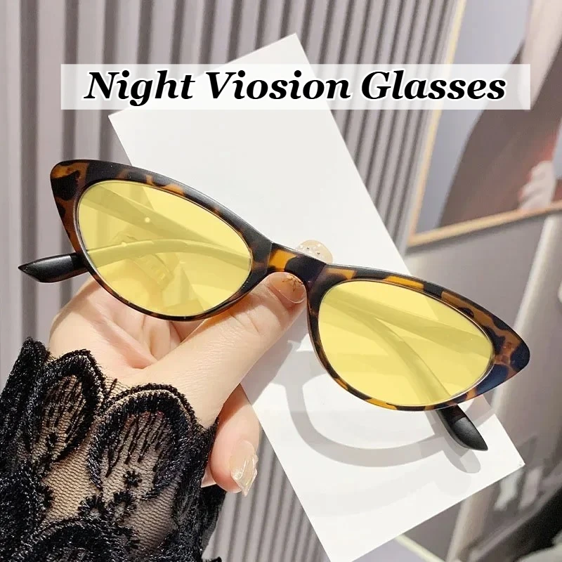 Retro Cat-eye Anti-blue Light Night Vision Glasses Neutral Fashion Night Vision Sunglasses Outdoor Driving Riding Glasses
Retro Cat-eye Anti-blue Light Night Vision Glasses Neutral Fashion Night Vision Sunglasses Outdoor Driving Riding Glasses