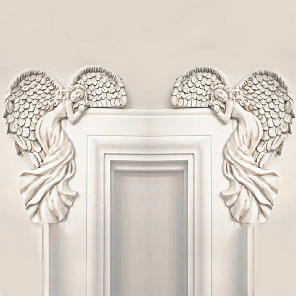 Door Frame Angel Wings Sculpture 3D Creative Statue Home Art Wall Decoration Resin Figurines Ornaments for Outdoor Garden Living
Door Frame Angel Wings Sculpture 3D Creative Statue Home Art Wall Decoration Resin Figurines Ornaments for Outdoor Garden Living