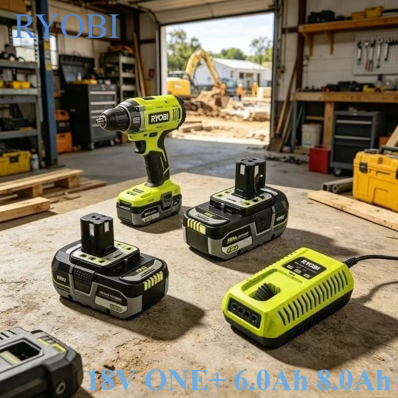Original RYOBI 18V 8.0Ah large-capacity lithium-ion battery, P104 P107 P108 is suitable for all ONE+ power tools
Original RYOBI 18V 8.0Ah large-capacity lithium-ion battery, P104 P107 P108 is suitable for all ONE+ power tools