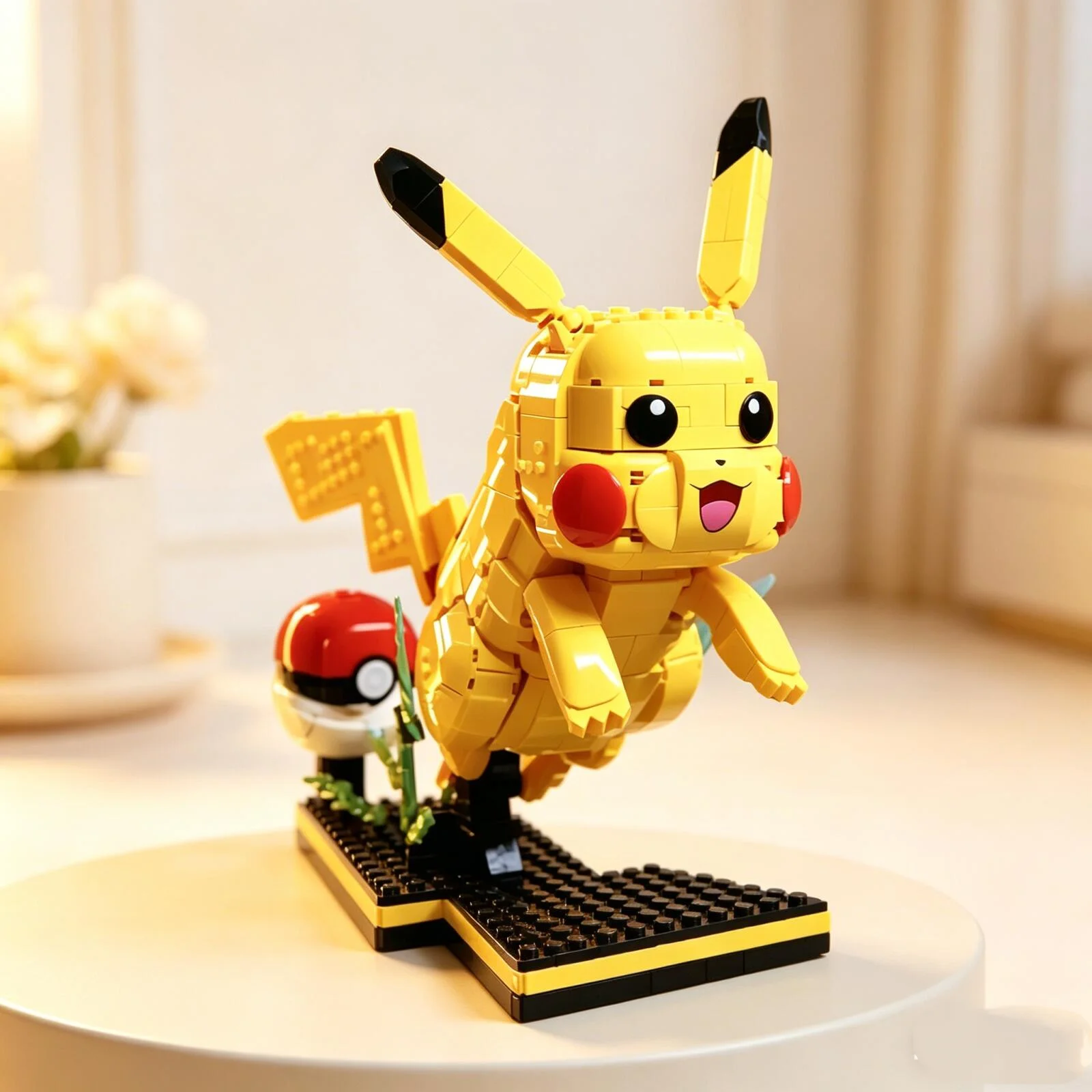 2026 New 2050pcs Hot Game Magical Pet Pika Mouse Pocket Elf Poke Ball Building Blocks 3D Model Toys For Birthday Ornament Gifts
2026 New 2050pcs Hot Game Magical Pet Pika Mouse Pocket Elf Poke Ball Building Blocks 3D Model Toys For Birthday Ornament Gifts